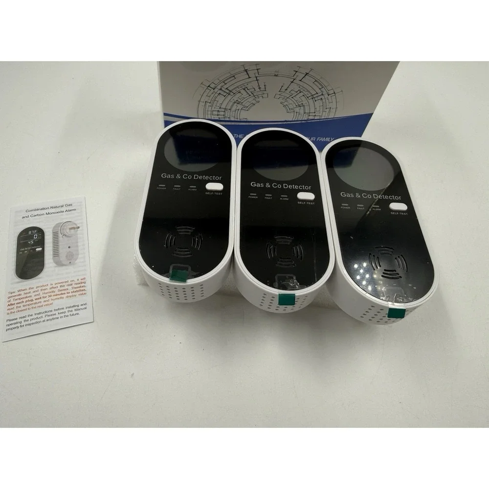Carbon Monoxide Detectors and Natural‎ Gas Detector, 4-in-1 Carbon Monoxide...